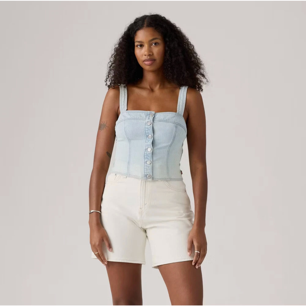 Levi’s Drea Tank Top Womens Size XL Ribbed Stretch Sleeveless NWT